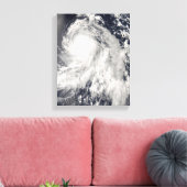 Tyfoon Nakri uit Japan Canvas Afdruk (Insitu (Woonkamer))