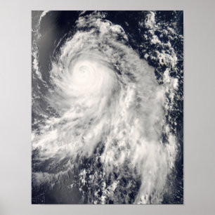 Tyfoon Nakri uit Japan Poster