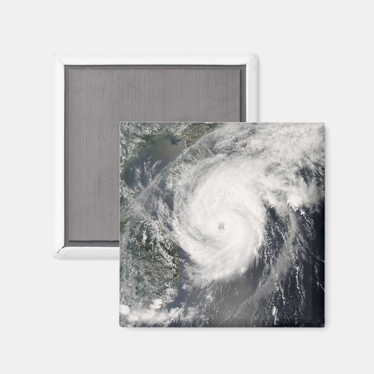 Tyfoon Neoguri nadert China 2 Magneet (Voorkant / Achterkant)