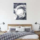 Tyfoon Nida in de Stille Oceaan Canvas Afdruk (Insitu (Slaapkamer))