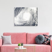 Tyfoon Nida ten zuidwesten van Iwo Jima Canvas Afdruk (Insitu (Woonkamer))