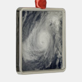 Tyfoon Nida ten zuidwesten van Iwo Jima Metalen Ornament (Rechts)