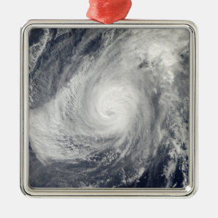 Tyfoon Nida ten zuidwesten van Iwo Jima Metalen Ornament