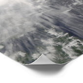 Tyfoon Nuri die de Filipijnse eilanden nadert Poster (Hoek)