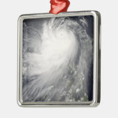 Tyfoon Nuri over de Filipijnse eilanden Metalen Ornament (Links)
