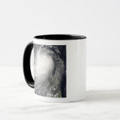 Tyfoon Nuri over de Filipijnse eilanden Mok (Voorkant links)