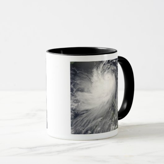 Tyfoon Nuri over de Filipijnse eilanden Mok (Voorkant rechts)