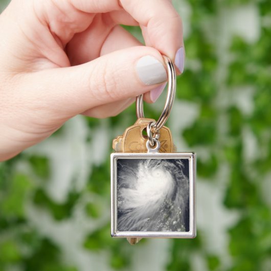 Tyfoon Nuri over de Filipijnse eilanden Sleutelhanger (Hand)