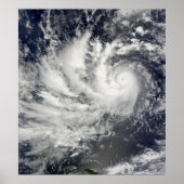 Tyfoon Parma, westwaarts Poster (Voorkant)
