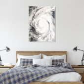 Tyfoon Rammasun op het Filipijnse Zee Canvas Afdruk (Insitu (Slaapkamer))