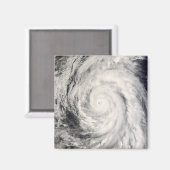 Tyfoon Rammasun op het Filipijnse Zee Magneet (Voorkant / Achterkant)