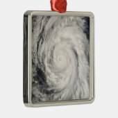 Tyfoon Rammasun op het Filipijnse Zee Metalen Ornament (Rechts)