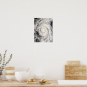 Tyfoon Rammasun op het Filipijnse Zee Poster (Keuken)