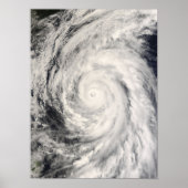 Tyfoon Rammasun op het Filipijnse Zee Poster (Voorkant)