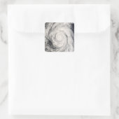 Tyfoon Rammasun op het Filipijnse Zee Vierkante Sticker (Tas)