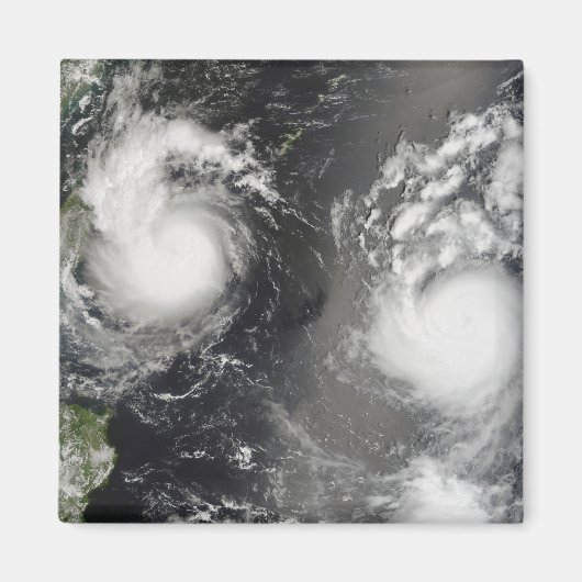 Tyfoon Saomai en Tropisch Storm Bopha Magneet (Voorkant)