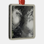 Tyfoon Saomai en Tropisch Storm Bopha Metalen Ornament (Rechts)