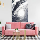 Tyfoon Sudal ten zuiden van Japan 3 Canvas Afdruk (Insitu (Woonkamer))