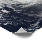 Tyfoon Sudal ten zuiden van Japan 3 Poster (Hoek)