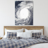 Tyfoon Sudal ten zuiden van Japan Canvas Afdruk (Insitu (Slaapkamer))
