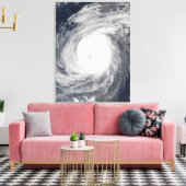 Tyfoon Sudal ten zuiden van Japan Canvas Afdruk (Insitu (Woonkamer))