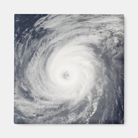 Tyfoon Sudal ten zuiden van Japan Magneet (Voorkant)