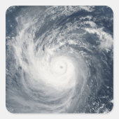 Tyfoon Taim Vierkante Sticker (Voorkant)