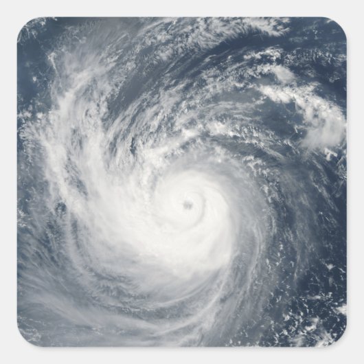 Tyfoon Taim Vierkante Sticker (Voorkant)