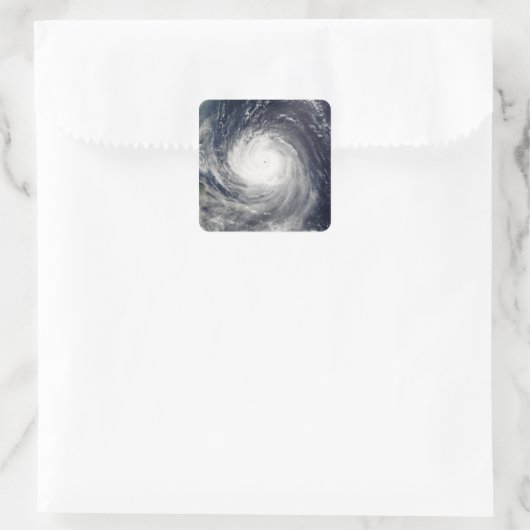 Tyfoon Talim Vierkante Sticker (Tas)