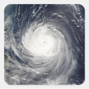 Tyfoon Talim Vierkante Sticker