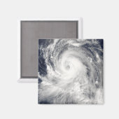 Tyfoon Tingting over de Noordelijke Marianeilanden Magneet (Voorkant / Achterkant)