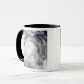 Tyfoon Tingting over de Noordelijke Marianeilanden Mok (Voorkant links)