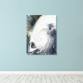 Tyfoon Tokage ten zuiden van Japan Canvas Afdruk (Insitu (Houten vloer))