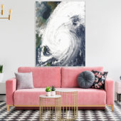 Tyfoon Tokage ten zuiden van Japan Canvas Afdruk (Insitu (Woonkamer))