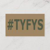 #TYFYS Visitekaartjes (Voorkant)