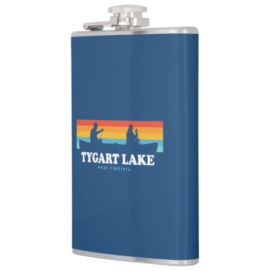 Tygart Lake West Virginia Canoe Heupfles (Links)