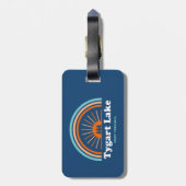 Tygart Lake West Virginia Rainbow Bagagelabel (Achterkant verticaal)