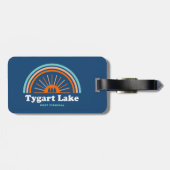 Tygart Lake West Virginia Rainbow Bagagelabel (Achterkant horizontaal)