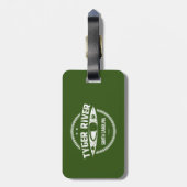 Tyger River, South Carolina Bagagelabel (Achterkant verticaal)