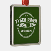 Tyger River, South Carolina Metalen Ornament (Rechts)