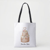 Tygkasse cake lover/kitchen design tote bag (Voorkant)