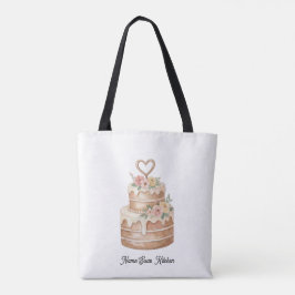 Tygkasse cake lover/kitchen design tote bag