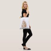 Tygkasse cake lover/kitchen design tote bag (Op model)