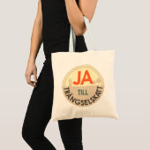 Tygkasse - Ja till trängselskatt Tote Bag (Voorkant (product))