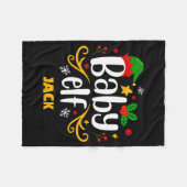 Tygraphy Baby Elf Fun Family Matching Baby Fleece Deken (Voorkant (Horizontaal))