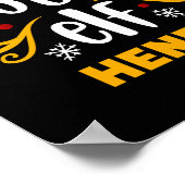 Tygraphy Brother Elf Fun Family Matching T Shirt  Poster (Hoek)