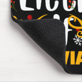 Tygraphy Little Elf Fun Family Matching T Shirt Muismat (Hoek)