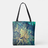 Tygväska med konst i fokus tote bag (Achterkant)