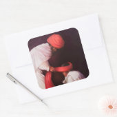 Tying a Turban 2010 Vierkante Sticker (Envelop)