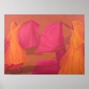 Tying Saris Poster